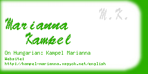 marianna kampel business card